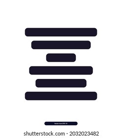 text_center icon. Layout Sign and symbol icons. vector illustrations. 