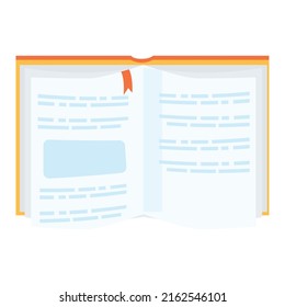 textbook front illustration over white