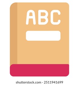 Ícone de livro didático para web, app, infográfico, etc