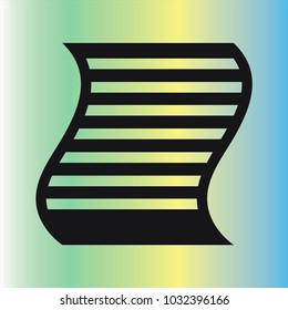 textbook information text note vector icon