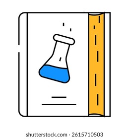 textbook for noting lesson line icon vector. textbook for noting lesson sign. isolated symbol illustration