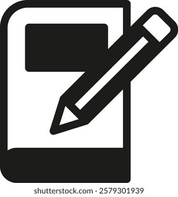 A textbook with a pencil symbolizes learning and creativity. The book holds knowledge, while the pencil represents ideas and adaptability, making it an essential duo for study and growth.