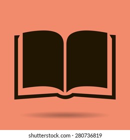 textbook vector icon