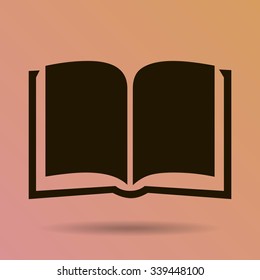 textbook vector icon