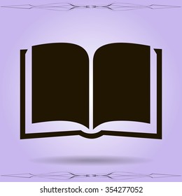 textbook vector icon