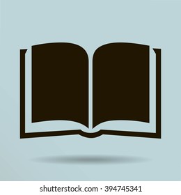 textbook vector icon