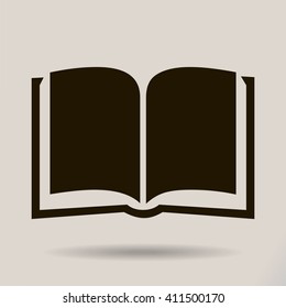 textbook vector icon