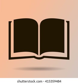textbook vector icon