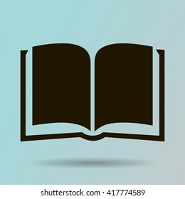textbook vector icon