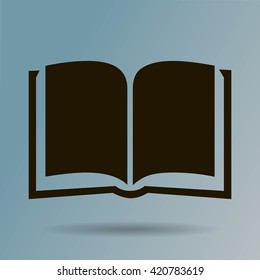 textbook vector icon