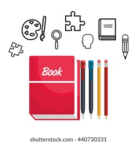 textbooks and educational helpful isolated icon design, vector illustration  graphic 