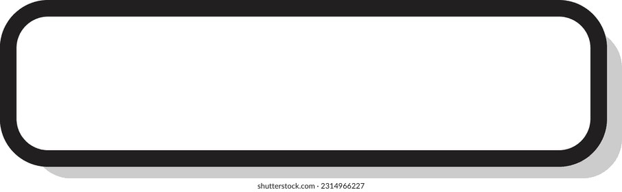 Textbox button icon design element for web mockup and application presentation user interface illustration