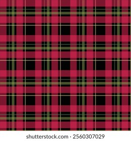 Textile background with a checkered red napkin, top view. Natural textile background. Fabric texture background. Texture of natural linen fabric