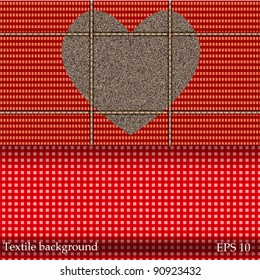 Textile background with place for your text. Vector background. Best choice