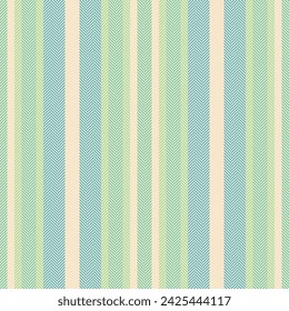 Textile background seamless of fabric pattern texture with a stripe vertical lines vector in light and mint colors.