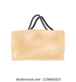 textile bag for shop icon