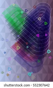 textile beside imaginative love vector background, speculative adornment over appearance