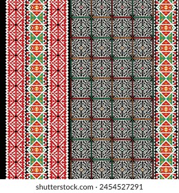 Textile borders beautiful flower Baroque Ornament style border design handmade artwork ornament pattern with watercolor, repeat floral texture, vintage background hand gala design flower design