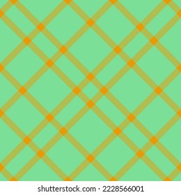 Textile check pattern. Background plaid vector. Texture tartan seamless fabric in green and bright colors.