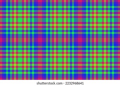 Textile check tartan. Texture pattern seamless. Plaid background fabric vector in violet and bright colors.