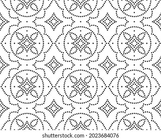 textile chunri pattern black and white