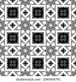 patrón de chunri textil blanco y negro