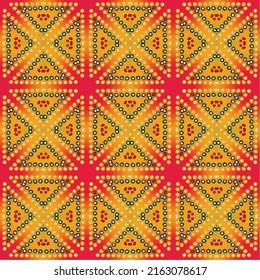 Textile Chunri Pattern Multi Colors Stock Vector (Royalty Free ...