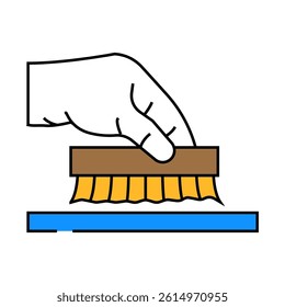 textile cleaning dry cleaning line icon vector. textile cleaning dry cleaning sign. isolated symbol illustration
