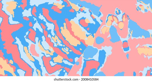 Textile Color Rainbow Nature Original Plane View. Blue Orange Ornamental Pink Yellow Design. Detailed Multicolor Pastel Green Grunge Modern Map Illustration. Fashion Soft Red Light Art Background.
