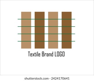 Textile Firma Logo Vektordesign für Unternehmen oder Unternehmen.