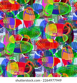 textile consisting of abstract geometric shapes suitable feature pattern