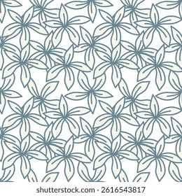 textile design with abstract flower pattern