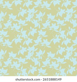 design têxtil com padrão de flor abstrato