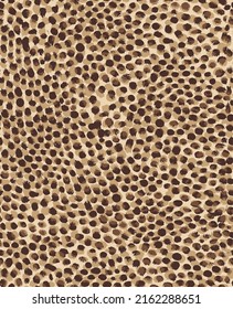 textile design with animal skin pattern