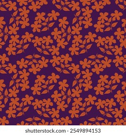textile design art,red brown beige grey flowers leaves branch abstract effect botanic pattern allover repeats seamless colors,fabric cloth wrapper print ,spring summer