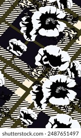 textile design, background, texture, abstract, surfacee, design seemless, geomatric, floral pattern, natural flowers bunch,check print