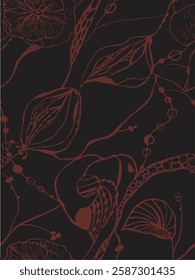 textile design background texture abstract surfacee design seemless geomatric floral pattern natural flowers bunch