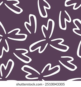 textile design with beautiful abstract flowers pattern image