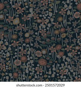 textile design with beautiful decorative abstract floral pattern image