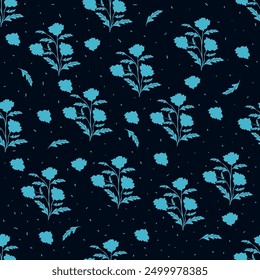 Stoffdesign mit schönem Blumenmuster Bild