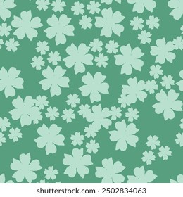Diseño textil con hermosas flores patrón Imagen