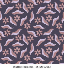 textile design with beautiful flowers pattern image
