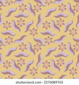 textile design with beautiful flowers pattern image