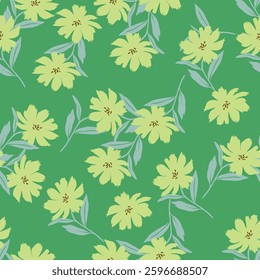 textile design with beautiful flowers pattern image