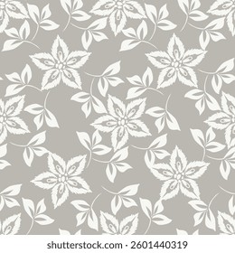 textile design with beautiful flowers pattern image