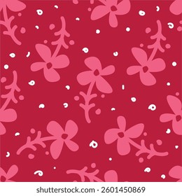 textile design with beautiful flowers pattern image