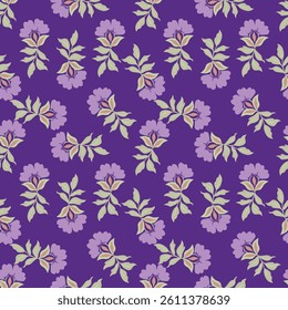 textile design with beautiful flowers pattern image