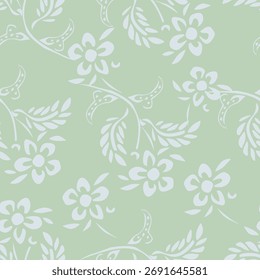 design têxtil com belas flores padrão imagem
