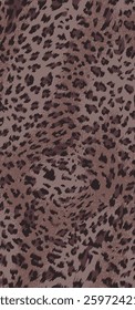 textile design with beautiful leopard skin pattern