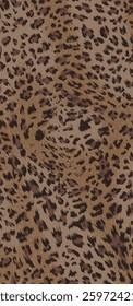 textile design with beautiful leopard skin pattern